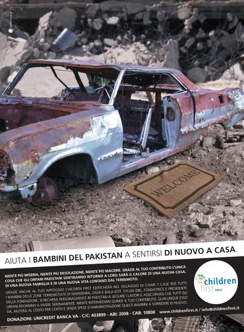 Terremoto Pakistan -Aiuta i bambini del Pakistan a sentirsi di nuovo a casa